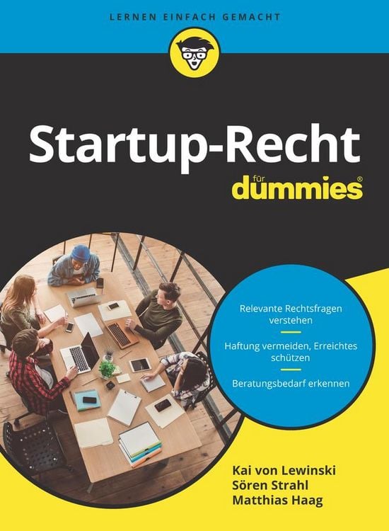 Bild vom Artikel Startup-Recht für Dummies vom Autor Kai von Lewinski