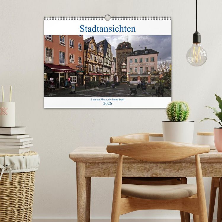 Produktbild: Stadtansichten, Linz am Rhein die bunte Stadt (Wandkalender 2026 DIN A3 quer), CALVENDO Monatskalender