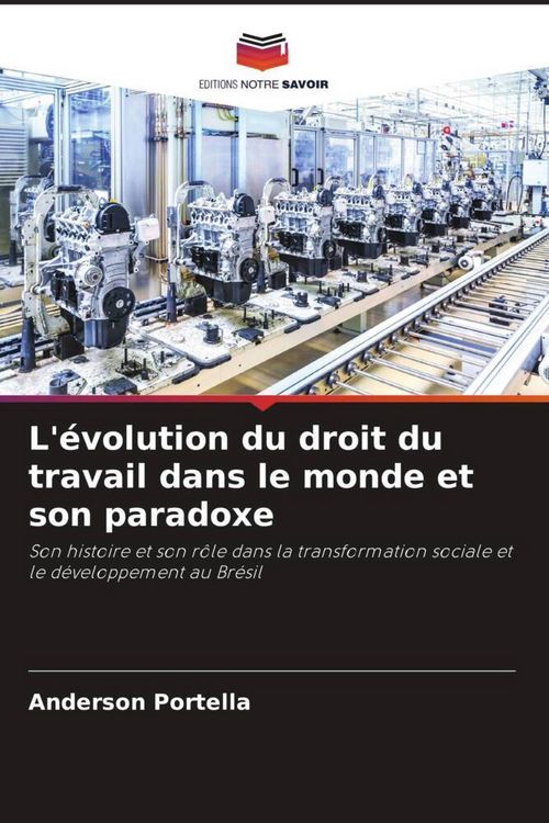Produktbild: L'&eacute;volution du droit du travail dans le monde et son paradoxe