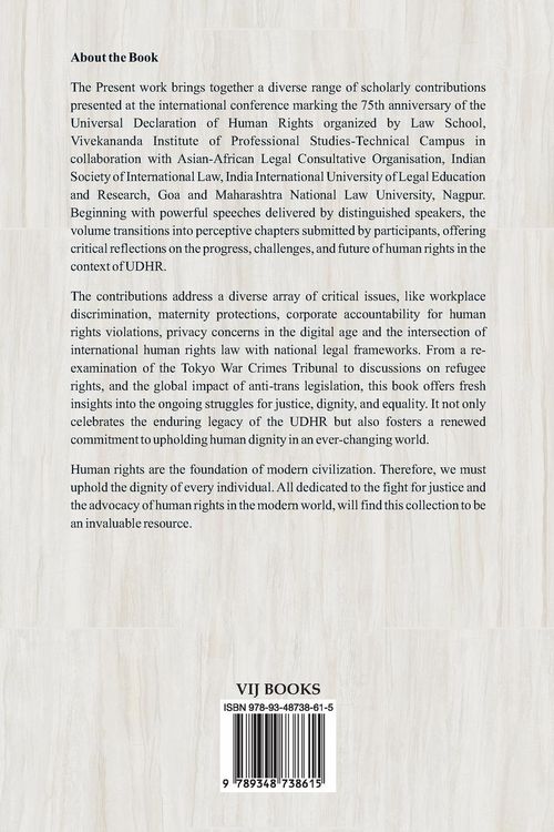 Produktbild: Universal Declaration of Human Rights @ 75 In a Globalized World