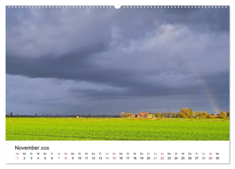 Produktbild: Dithmarschen - Der Landkreis (Wandkalender 2026 DIN A2 quer), CALVENDO Monatskalender