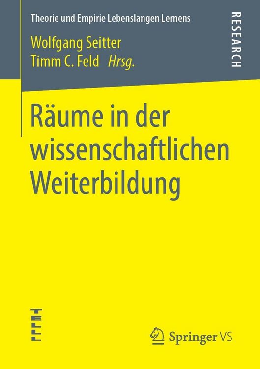 Produktbild: R&auml;ume in der wissenschaftlichen Weiterbildung