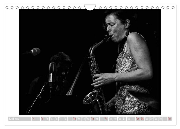 Produktbild: Jazz Ladies in der alten Schmiede (Wandkalender 2026 DIN A4 quer), CALVENDO Monatskalender