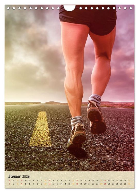 Produktbild: Joggen - mein Sport (Wandkalender 2026 DIN A4 hoch), CALVENDO Monatskalender
