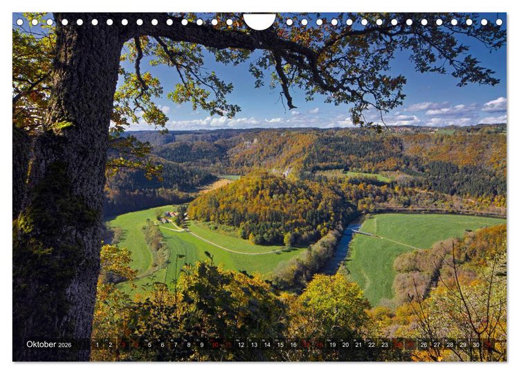 Produktbild: JahresZeiten an der Oberen Donau (Wandkalender 2026 DIN A4 quer), CALVENDO Monatskalender