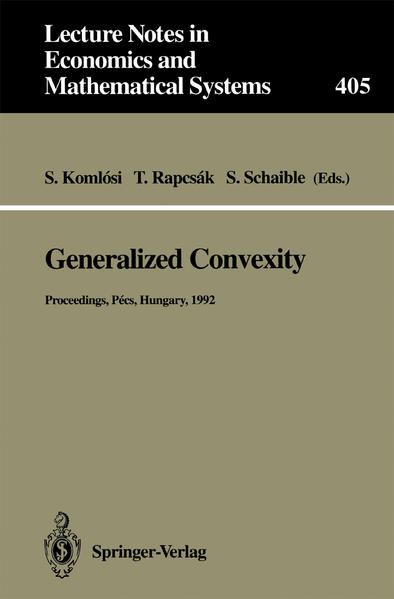 Produktbild: Generalized Convexity