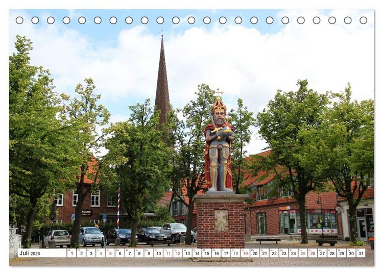 Produktbild: Wedel - Ein Spaziergang (Tischkalender 2026 DIN A5 quer), CALVENDO Monatskalender