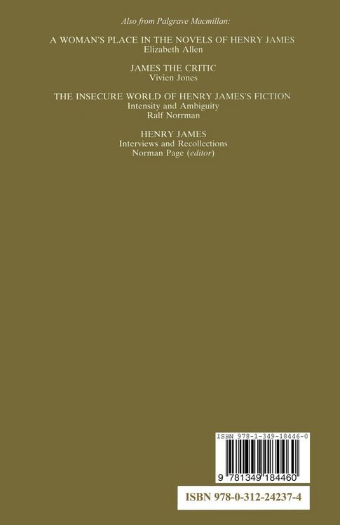Produktbild: Eliot, James and the Fictional Self