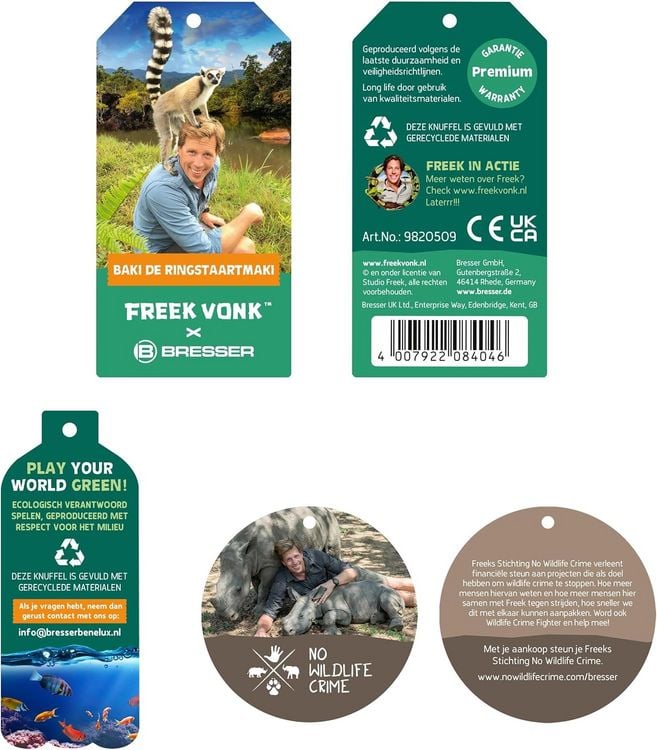 Produktbild: Bresser 9820509 - Freek Vonk, Katta Baki, Pl&uuml;schtier, 30 cm