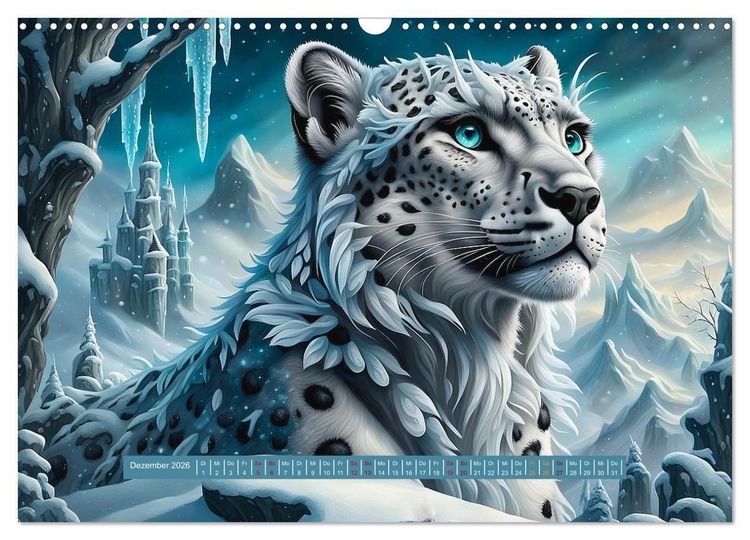 Produktbild: Verborgene Welten: Arkanum der mystischen Tierwesen (Wandkalender 2026 DIN A3 quer), CALVENDO Monatskalender