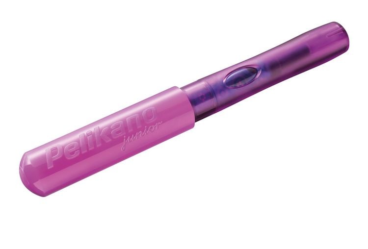 Produktbild: Pelikan F&uuml;ller Pelikano Junior Feder A f&uuml;r Anf&auml;nger Lila, Linksh&auml;nder