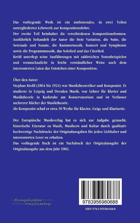 Produktbild: Musikalische Formenlehre