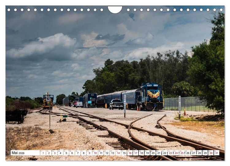 Produktbild: Eisenbahn in Nordamerika (Wandkalender 2026 DIN A4 quer), CALVENDO Monatskalender