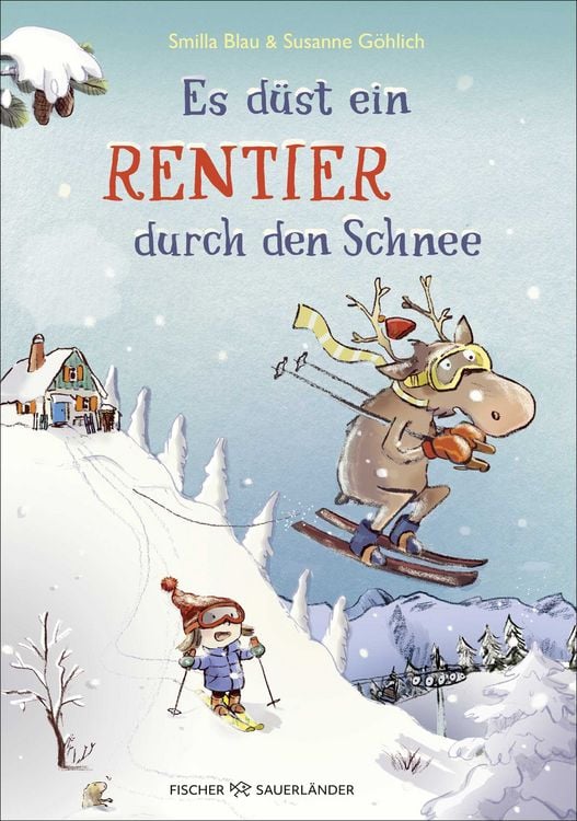 Produktbild: Es d&uuml;st ein Rentier durch den Schnee