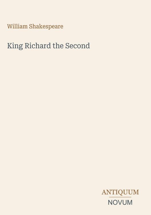 Produktbild: King Richard the Second