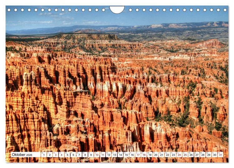 Produktbild: Glanzlichter der USA (Wandkalender 2026 DIN A4 quer), CALVENDO Monatskalender