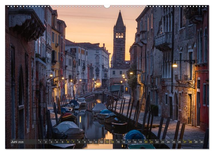 Produktbild: Malerisches Venedig (hochwertiger Premium Wandkalender 2026 DIN A2 quer), Kunstdruck in Hochglanz