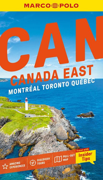 Produktbild: Marco Polo Canada East Pocket Travel Guide | Pull-out Map | Local Knowledge | Covers: Montreal, Toronto, Quebec and more