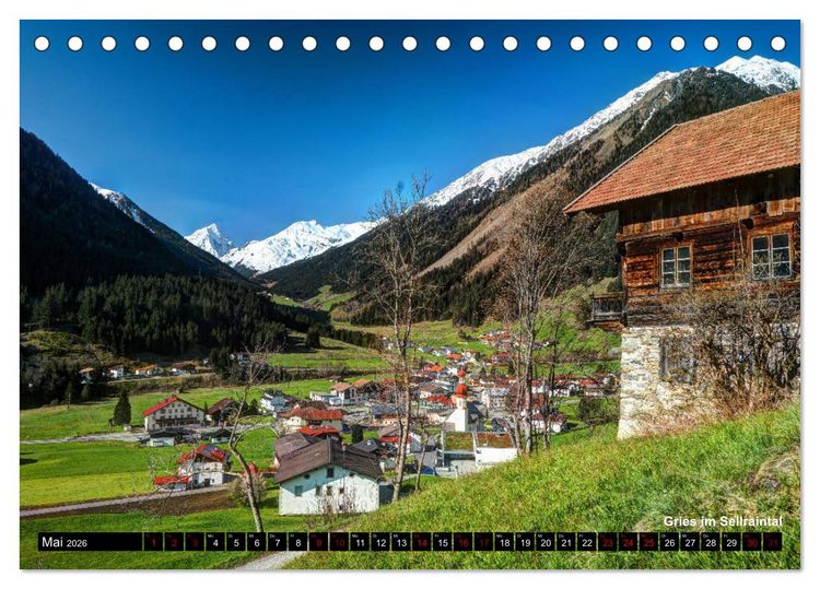 Produktbild: Tirol 2026 - die sch&ouml;nsten Pl&auml;tze (Tischkalender 2026 DIN A5 quer), CALVENDO Monatskalender
