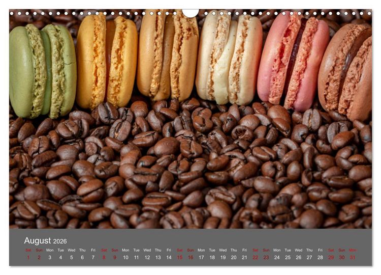 Produktbild: Macarons - the sweetest thing (Wall Calendar 2026 DIN A3 landscape), CALVENDO 12 Month Wall Calendar