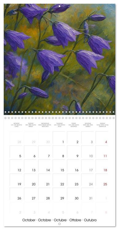 Produktbild: Eurasia Flowers (Wall Calendar 2026 12 &times; 12 Inch) CALVENDO 12 Month Wall Calendar