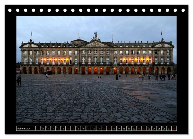 Produktbild: Faszination Galicien 2026 (Tischkalender 2026 DIN A5 quer), CALVENDO Monatskalender