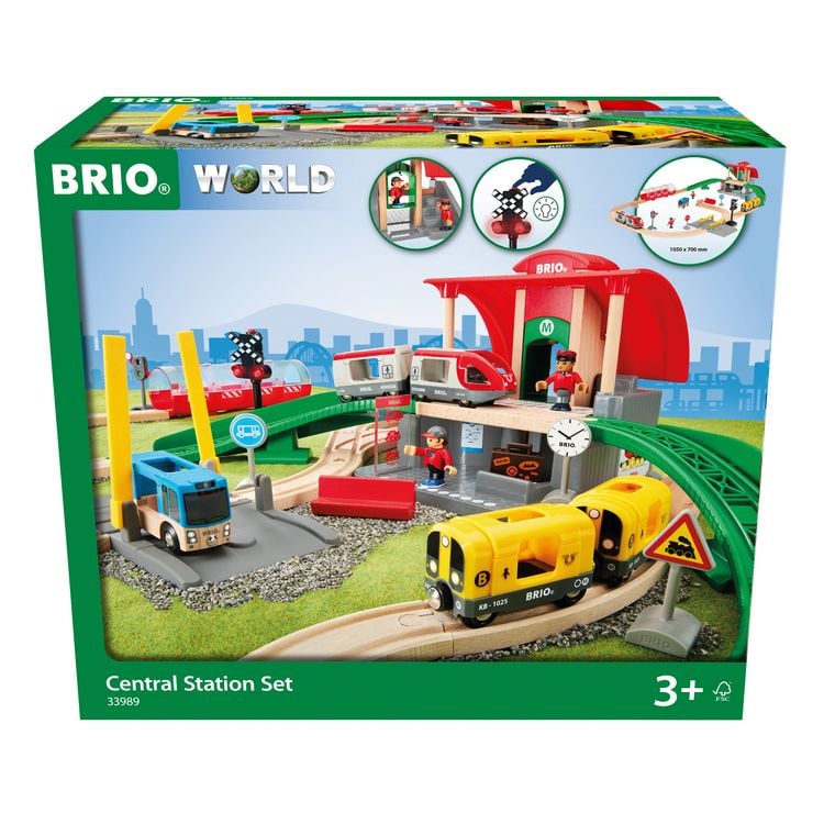 Produktbild: BRIO World - Gro&szlig;es City Bahnhof Set