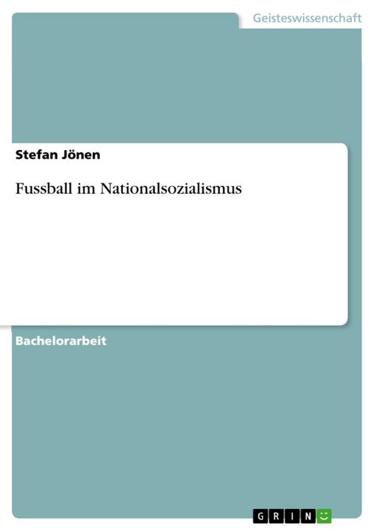 Produktbild: Fussball im Nationalsozialismus