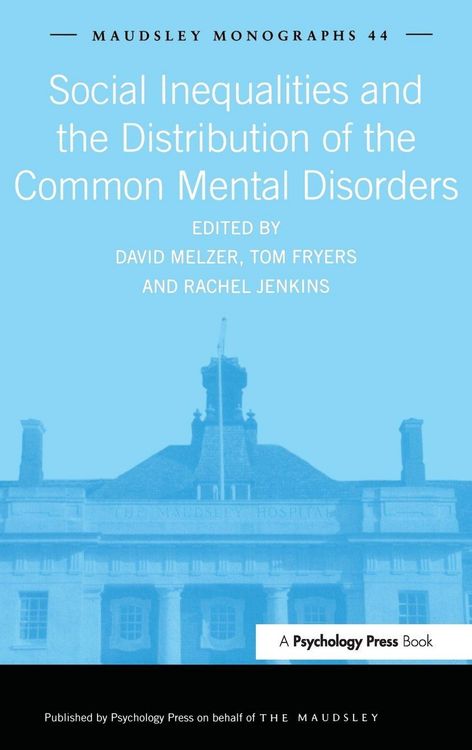 Produktbild: Social Inequalities and the Distribution of the Common Mental Disorders