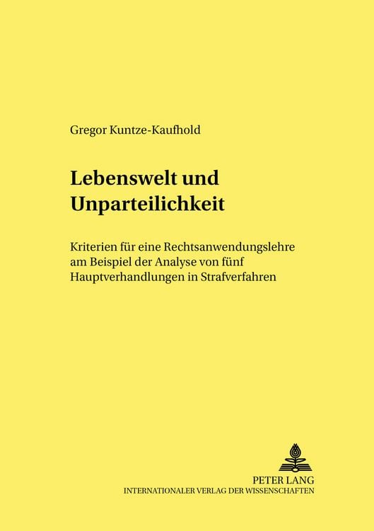 Produktbild: Lebenswelt und Unparteilichkeit