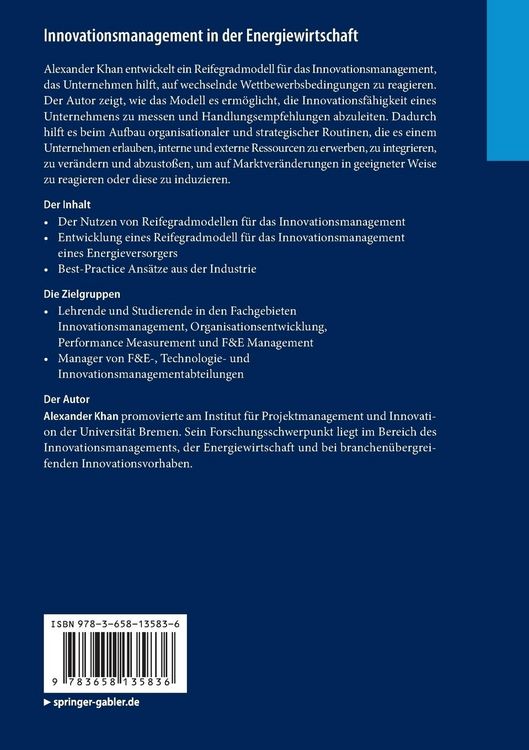 Produktbild: Innovationsmanagement in der Energiewirtschaft