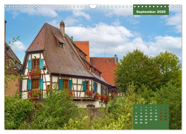 Produktbild: Kaisersberg Perle des Elsass (Wandkalender 2026 DIN A3 quer), CALVENDO Monatskalender
