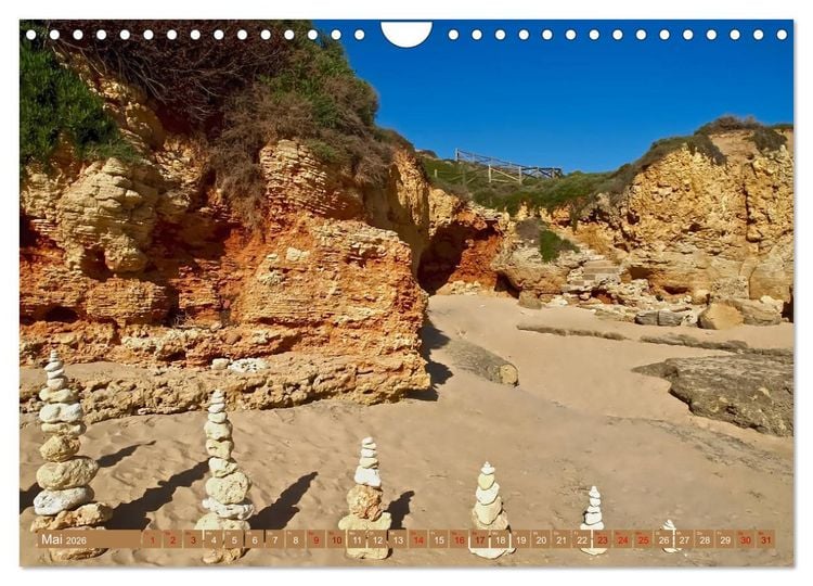 Produktbild: Balance des Steins (Wandkalender 2026 DIN A4 quer), CALVENDO Monatskalender