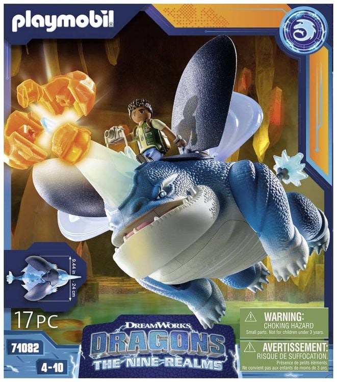 PLAYMOBIL 71082 - Dragons, Die 9 Welten - Plowhorn & D'Angelo
