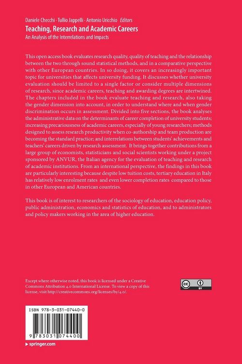Produktbild: Teaching, Research and Academic Careers
