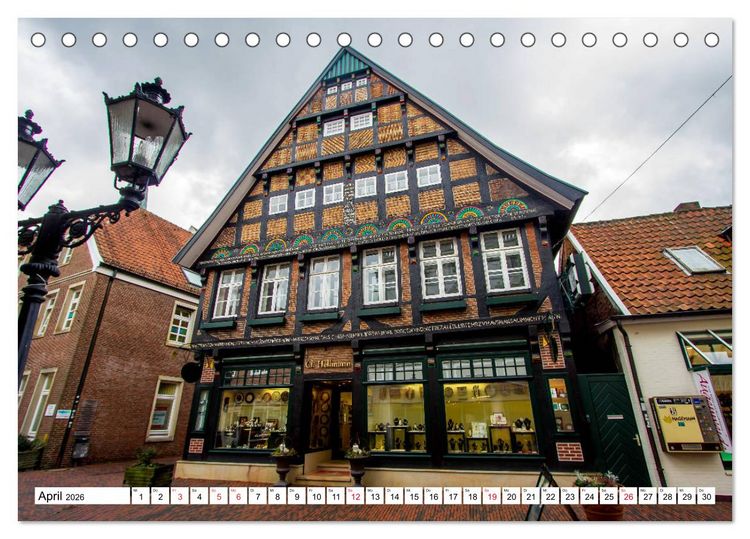 Produktbild: LINGEN an der Ems (Tischkalender 2026 DIN A5 quer), CALVENDO Monatskalender
