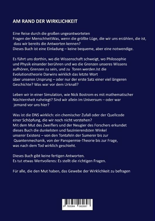 Produktbild: Am Rand der Wirklichkeit