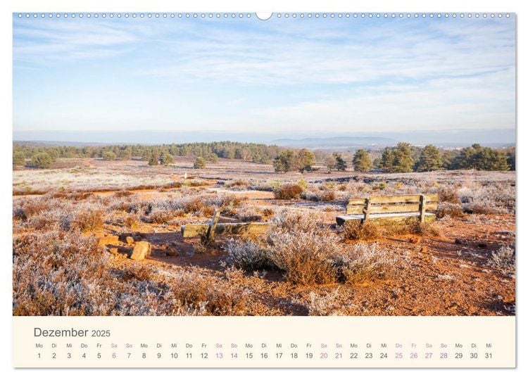 Mehlinger Heide (Wandkalender 2025 DIN A2 quer), CALVENDO Monatskalender