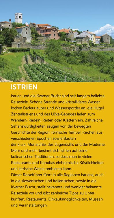 Produktbild: TRESCHER Reisef&uuml;hrer Istrien und Kvarner Bucht