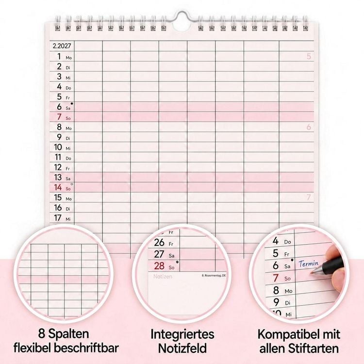 Produktbild: Superplaner XXL 8 Spalten 2027