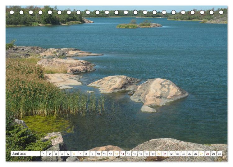 Produktbild: &Aring;landinseln. Sch&auml;rengarten zwischen Finnland und Schweden (Tischkalender 2026 DIN A5 quer), CALVENDO Monatskalender