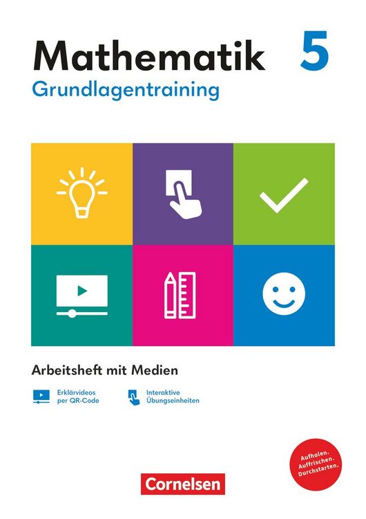 Produktbild: Grundlagentraining Mathematik - Mittlere Schulform - 5. Schuljahr