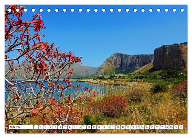 Produktbild: Sizilien - Nordwesten (Tischkalender 2026 DIN A5 quer), CALVENDO Monatskalender