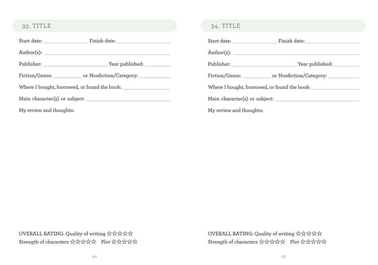 Produktbild: My Book Journal
