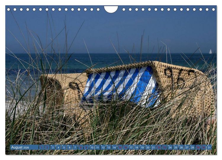 Produktbild: Maritimer K&uuml;stenzauber (Wandkalender 2026 DIN A4 quer), CALVENDO Monatskalender