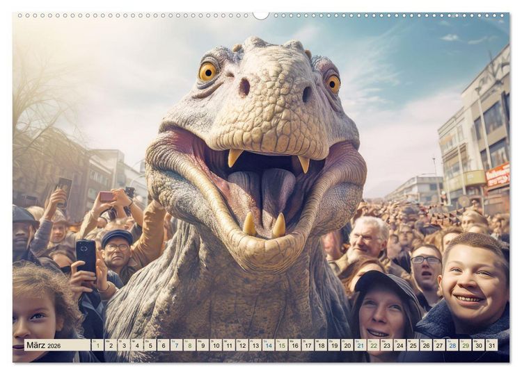 Produktbild: Gutm&uuml;tige Giganten &ndash; Humorbilder (Wandkalender 2026 DIN A2 quer), CALVENDO Monatskalender