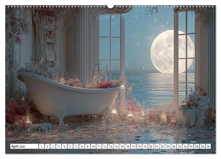Produktbild: Zwischen Schaum und Stille (Wandkalender 2026 DIN A2 quer), CALVENDO Monatskalender