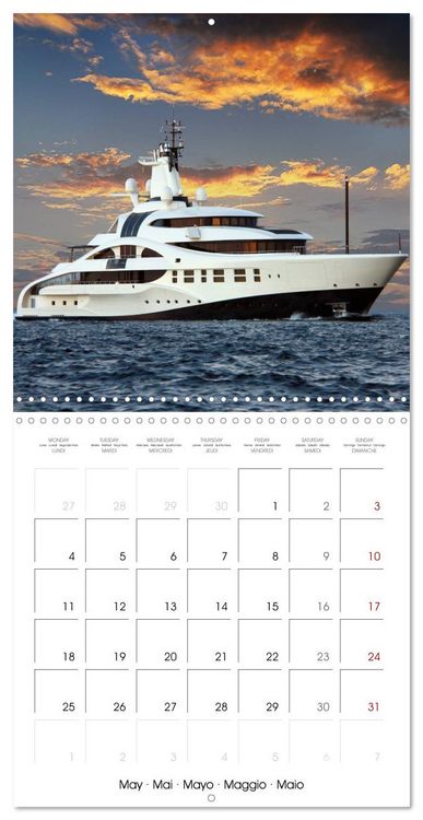 Produktbild: SUPERYACHTS (Wall Calendar 2026 12 &times; 12 Inch) CALVENDO 12 Month Wall Calendar