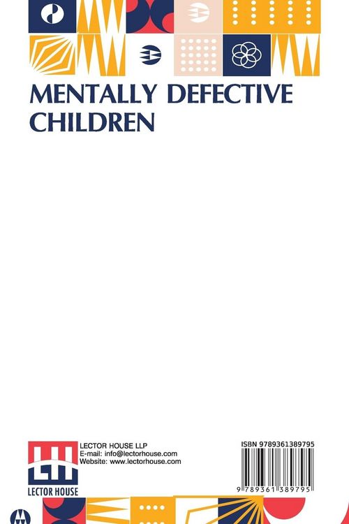 Produktbild: Mentally Defective Children