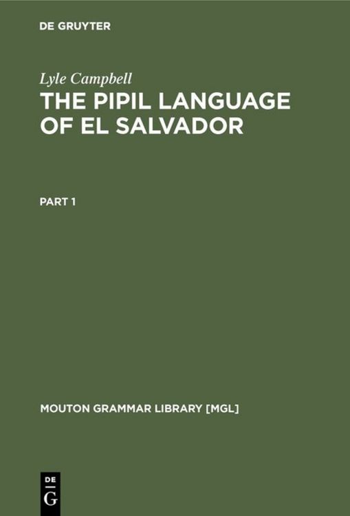 Produktbild: The Pipil Language of El Salvador
